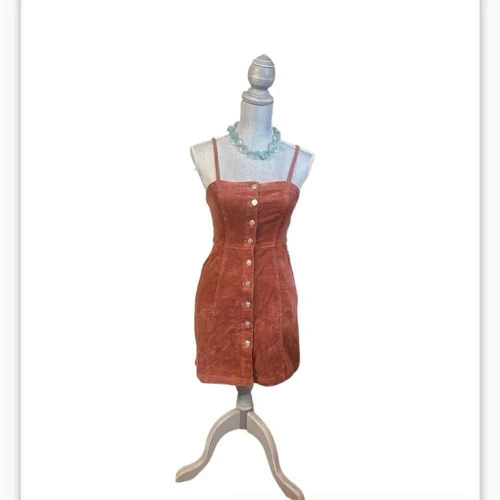 Love tree corduroy dress S (1550)